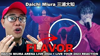 Daichi Miura 三浦大知  Flavor  DAICHI MIURA ARENA LIVE 2024  LIVE TOUR 2023 「OVER」 REACTION [upl. by Esinart]