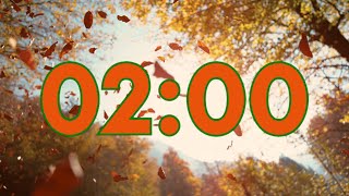 2 Minute Autumn Leaves Timer Fall Foliage Countdown [upl. by Leahey]