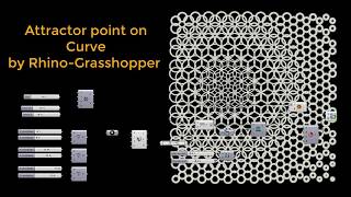 Rhino Grasshopper Tutorial Attractor point on curve [upl. by Nilekcaj]