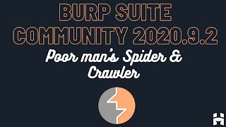 Burp Suite 20 Poormans spider and scanner  Part 1 [upl. by Ardnuaet696]