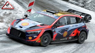 Test Pre Rallye MonteCarlo 2024  Thierry Neuville  Hyundai i20 N Rally1 Passats de canto [upl. by Allmon270]