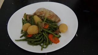 Poulet haricots verts à la Provençale au Cookeo [upl. by Thier]