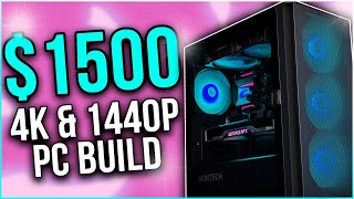 BEST 1500 Gaming PC Build in 2024  4K amp 1440p Ultra  🔥 [upl. by Elfstan]