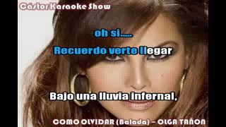 karaoke como olvidar Balada olga tañon  demo [upl. by Leva579]