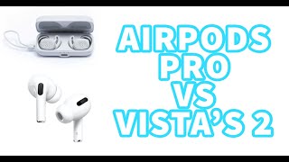 Apple AirPods Pro vs Jaybird Vistas 2  Sound Quality and Features [upl. by Kleper]