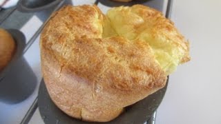 POPOVERS  How to make Basic POPOVERS Recipe [upl. by Reger43]