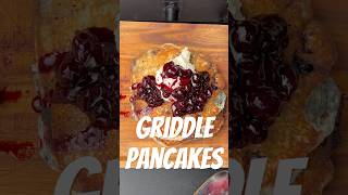 Griddle Pancakes on the Blackstone  howto in videos pancake blackstonegriddle outdoorcooking [upl. by Studley]