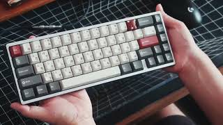 KEYSUNE THE ASTRONAUT KBDFans KBD67mkii X Domikey Astronaut X Boba u4 [upl. by Fredrika]