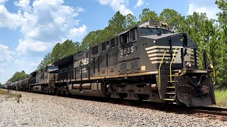 Norfolk Southern ET44AC 3635 Leads NS 323 at Crawford FL [upl. by Nowtna]