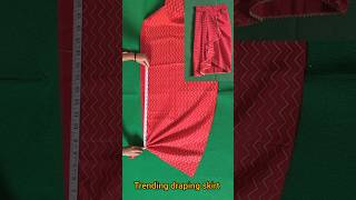 How to make a draping skirt  skirt for 3 years girl skirt babygirl shorts viralvideo diy 2024 [upl. by Riordan531]