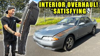 RESTORING AN ABANDONED R32 SKYLINE  PART 4 BARN FIND [upl. by Legge]