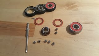 Take apart amp reassemble a skate bearing  Simple amp Easy in HD [upl. by Philip612]