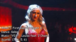 Nikki Glaser  All Dancing With The Stars Performances [upl. by Angy]