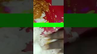 White rice pickle in tomato 🤤 do subscribe bachelor food lovers [upl. by Emirej317]