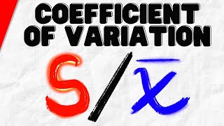 Find Coefficient of Variation  Statistics [upl. by Anawyt]