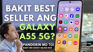 SAMSUNG GALAXY A55 5G BEST SELLER SMARTPHONE 2024 ALAMIN SA REVIEW NA TO ANG MGA DAHILAN [upl. by Cia694]