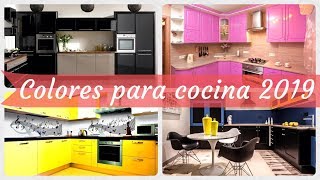 100 Ideas de 👩‍🍳 colores para cocina modernas 2019 [upl. by Jacobsen81]