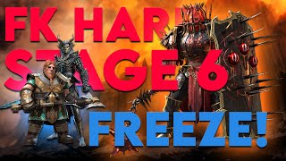 Freeze Fire Knight Hard Stage 6 Safe and Fast  Raid Shadow Legends [upl. by Blaire150]