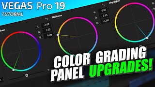 VEGAS Pro 19  NEW Color Grading Panel UPGRADE  👨‍🏫141 [upl. by Lidstone613]