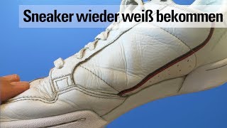 Weiße Schuhe und Sneaker sauber machen [upl. by Muna]