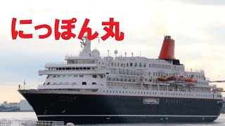 東京国際クルーズターミナル2024年最初の入港【にっぽん丸】 [upl. by Eifos618]