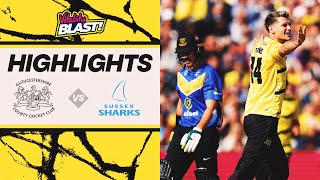 GLOS REACH THE 2024 VITALITY BLAST FINAL  Gloucestershire v Sussex  Semifinal highlights [upl. by Aloysius954]