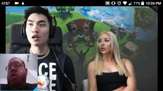 RiceGum 🍚  1 Kill  Remove 1 Clothing Piece On Fortnite Best One Yet 3  DTMP Reaction [upl. by Ytinirt]