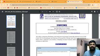 IBPS CLERK 2024 Notification 6100 VacanciesAll Details Covered [upl. by Eimor518]