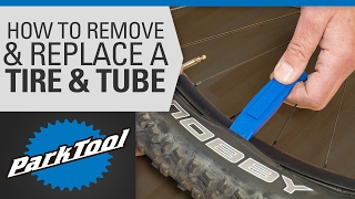 How to Remove and Install a Bicycle Tire amp Tube [upl. by Baillieu]