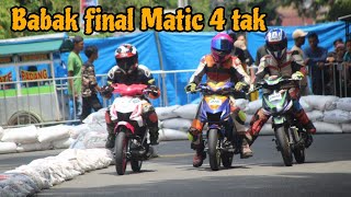 Final Metic 4tak di Road race tebing tinggi [upl. by Esirec585]