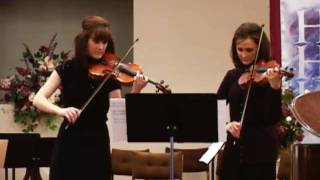 Violin Duet  Spanish Dance by Dmitri Shostakovich [upl. by Murrah]