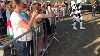 Storm Troopers Dance Manchester Bombing Victims Concert One Voice One Love [upl. by Ynohta]