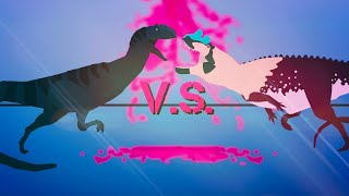 Majungasaurus VS Ceratosaurus FastLazyFights FLF s2 ep1 [upl. by Kendry]