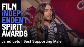 Jared Leto  Best Supporting Male  2014 Film Independent Spirit Awards [upl. by Isman861]