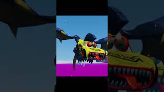 CARTOON CAR EATER VS BAT LIGHTNING MCQUEEN HEAD EATER  COFFIN DANCE MEME COVER [upl. by Ysteb]