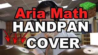 C418  Aria math  Handpan cover  Live looping minecraft [upl. by Nairadas]