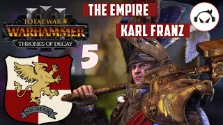 HEINRICH KEMMLER ARMY CRUMBLES INTO DUST  Total War Warhammer 3 IE Part 5 KARL FRANZ Campaign [upl. by Kcerred]