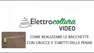 Come costruire le bacchette da rabdomante con grucce e tubetti [upl. by Kutzer]