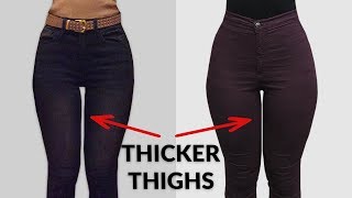 How I Got Thicker Thighs  Home Workout for Inner Thighs [upl. by Karlene640]