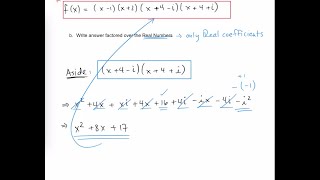 Given Zeros Find Polynomial Equation [upl. by Peggi]