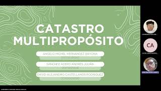 Catastro Multiproposito ‐ Pensamiento Espacial y Territorial [upl. by Mcintyre]