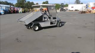 Sold Ingersoll Rand Club Car Carryall 2 Industrial Golf Cart bidadoocom [upl. by Akenat754]