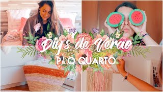 DECORAÇÃO DIYS DE VERÃO P O QUARTO 🌸  Adriana amp Ilda [upl. by Kassel]