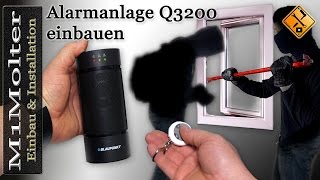 Alarmanlage einbauen  Installieren der Q3200 von Blaupunkt  M1Molter [upl. by Ward]