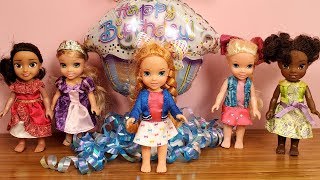 Annas BIRTHDAY  Elsa and Anna toddlers  JoJo Siwa themed party  cake  gifts [upl. by Saval192]