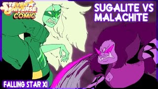 Sugalite Vs Malachite  Steven Universe Comic Español [upl. by Ruelu172]