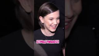 Millie Bobby Brown Signs Stranger Things Autographs For Fans Outside The Chateau Marmont Hotel [upl. by Dusza]