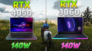 RTX 4050 Laptop vs RTX 3060 Laptop  Ray Tracing amp DLSS  Test in 10 Games  with Latest Drivers [upl. by Elleinet]