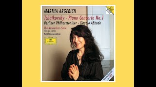 Tchaikovsky Piano Concerto No1  Martha Argerich Claudio Abbado  Berliner Philharmoniker 1995 [upl. by Elianora]