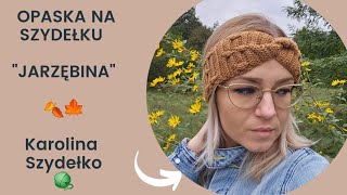 Opaska quotJarzębinaquot na szydełku Karolina Szydełko [upl. by Nibot]